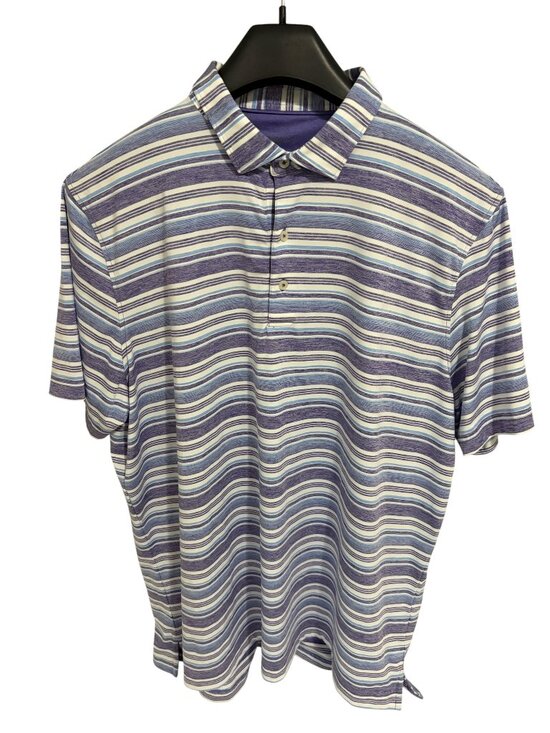 johnnie-O Other - Johnnie-O Stripped Men’s Polo Golf Shirt Size 2XL Logo